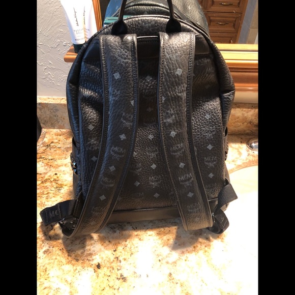 Authentic MCM Studded Backpack - Picture 2 of 8